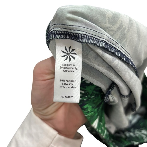 ATHLETA Aspire Palm Print Rushed Ankle Travel Joggers Pants Size 4 - Picture 10 of 12